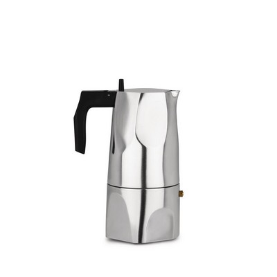 ossidiana espresso coffee maker in cast aluminium, 6 cups